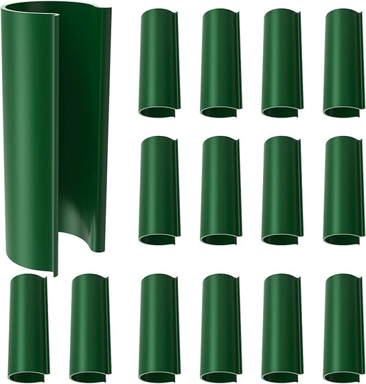 Jetec 16 Pcs PVC Pipe Clamps Greenhouses Strap Clips 2.4 Inches Long Summer PVC Water Pipe Clamps Strap Clips for Woodworking(for 1/2 Inch PVC Pipe,Green)