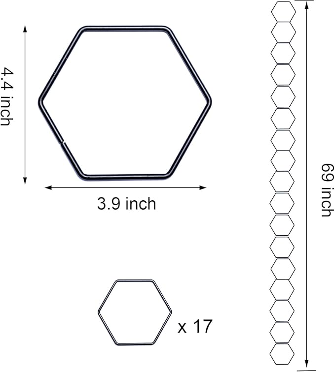 17PCSMetal Hanging Trellis for Pothos Plant Climbing Support | Vine Wall Lattice for Indoor and Outdoor Garden | House Accessories for Climbing Plants | Small Metal Trellis for Lattice Support