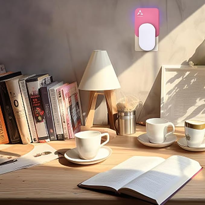 36 Pcs Sticky Refill Glue Cards, Compatible with Safer Home SH502, Dynatrap DT3005W-DS3, DT23005-06, Targets Moth, Fly, Mosquito, Gnat and More, Safe and Super Sticky (Peach Pink)