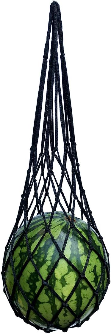 Belit 5-Pack Melon Hammock net Bag to Prevent Falling,Perfect for Growing Cantaloupe Pumpkin Watermelon in Vertical Garden Black