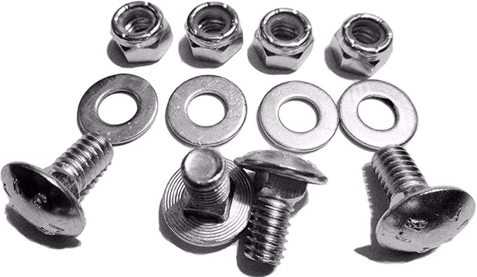 (4/Pack) 784-5581A 784-5581 Snow blowers Carriage Bolts Kits Fits MTD Cub Cadet Shave Plate Scraper Bar (5/16-18) 5/8"