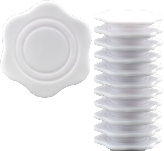 Plant Spacer Cover Compatible with Aerogarden Spacer Lid Cap for Indoor Hydroponic System Platform Spacers Kit (White 20 Pack)