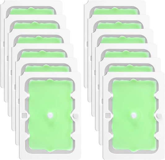 Qualirey 12 Pack Mouse Glue Trap, Super Sticky Traps Mouse Size for Mice and Rats, Pre-Scented, Non Toxic Mice Glue Boards, Rodent Sticky Pads Indoor for Home, Easy to Use, Pet Safe Pest Control