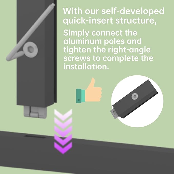 6x6 FT Greenhouse for Outdoors,Walk-in Greenhouse for Outside,Dark Gray