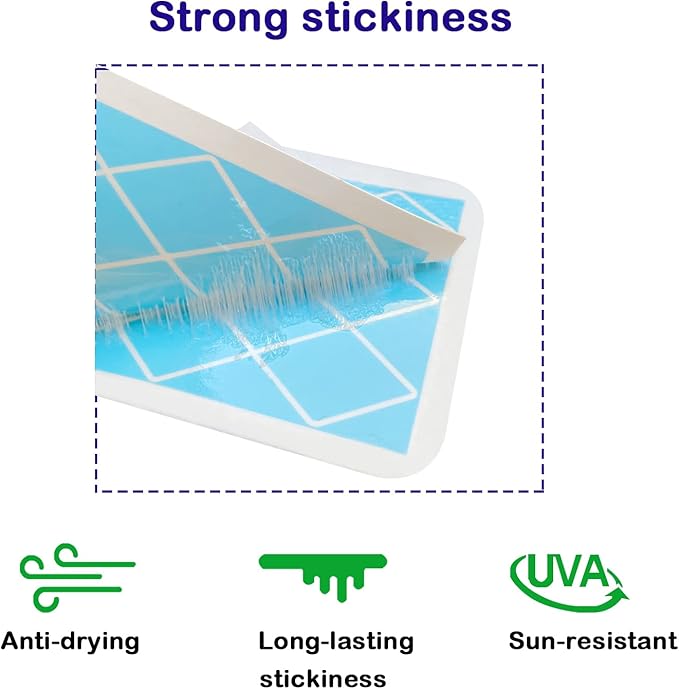 24 Pack 23005-06 Sticky Cards Compatible Dynatrap DT3005W Dot,Safer Home SH502,Plug-in Indoor Refill Glue Boards Replacment for 23005-06