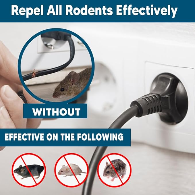Rodent Repellent, Mouse Repellent, Mice Repellent Indoor, Rat Repellent, Mouse Deterrent for Car, Peppermint Balls for Mice, Keep Mice Out of Garage, Moth Balls for Outdoor Use-10Pcs