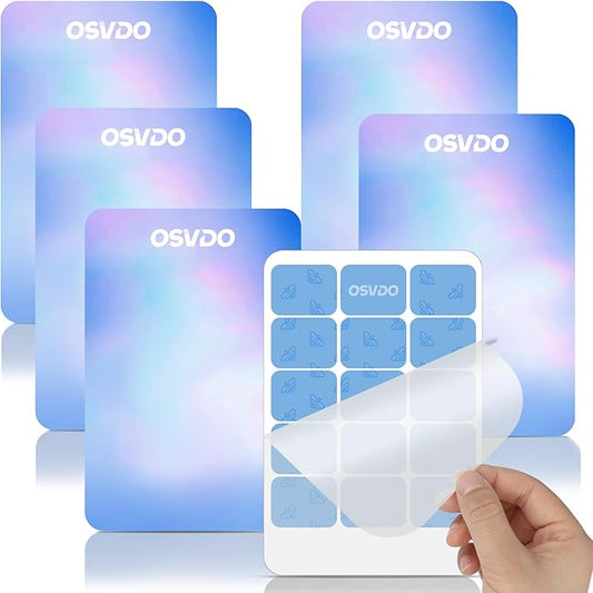 Universal Flying Insect Trap Refills - 6Pcs Indoor Fly Trap Glue Cards NO Device - Indoor Plug-in Fly Trap Refills for OSVDO Fly Traps(6 Multicolor Refills)