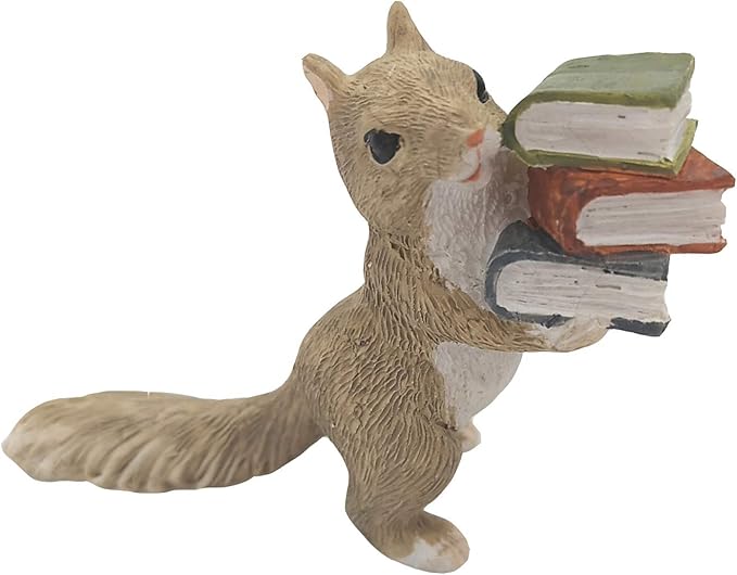 Miniature Fairy Garden Squirrel Figurine-Raise Books Squirrel