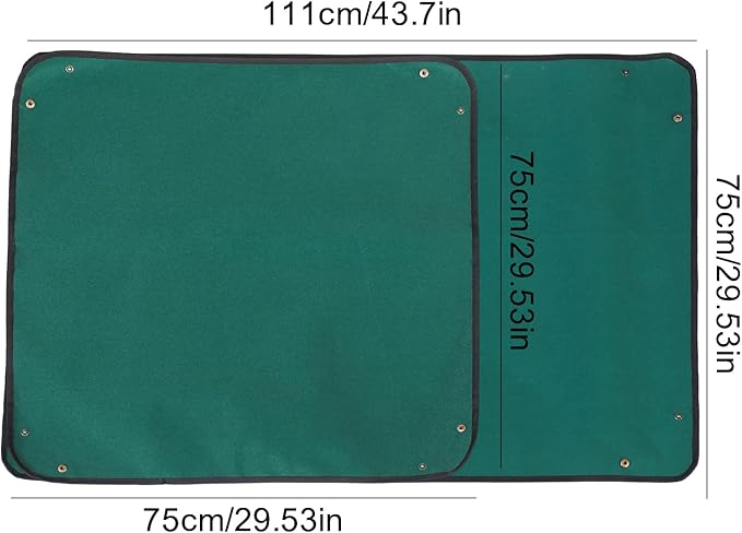 Oxford Houseplants Repotting Mat, Waterproof Indoor Plant Potting Tray, Foldable Bonsai Repotting Pad, Garden Soil Mess Workspace Cloth for Succulent, Cactus, Aloe Vers, 29.5 x 29.5