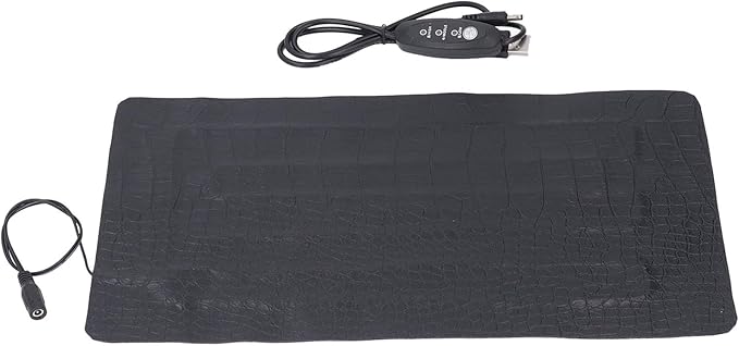 Seedling Heat Mat, 3 Gear Adjustable Temperature Warm Hydroponic Heating Pad for Germination, PU Leather Hydroponic Plant Heating Pad for Indoor Gardening, Greenhouse (3318)