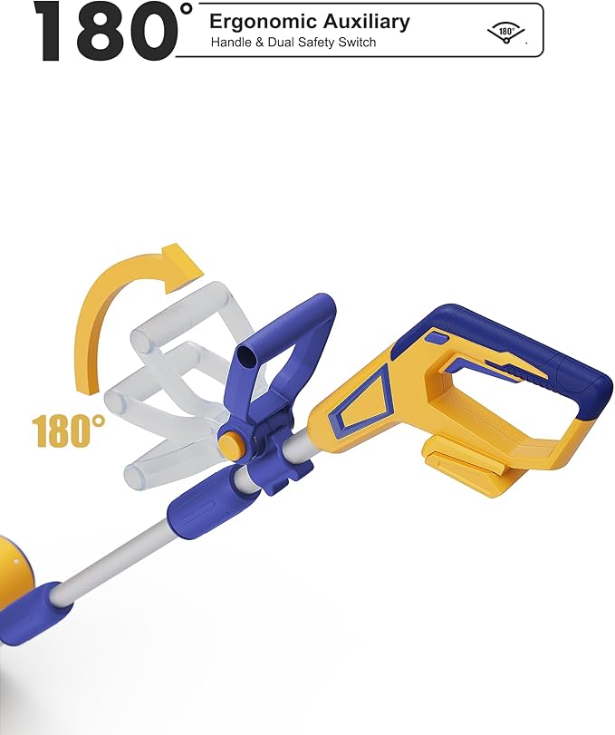 Mellif Cordless Snow Shovel, 12-Inch Brushless Snow Blower Compatible with DeWalt 20V MAX Battery, Includes 4.0Ah Battery & Charger Kit, Lightweight with Adjustable Chute, Weather-Resistant