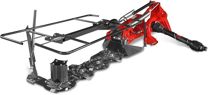 6FT PTO 3-Point Disc Mower Attachments for 35-80HP Cat.2 Tractor, Model DM6