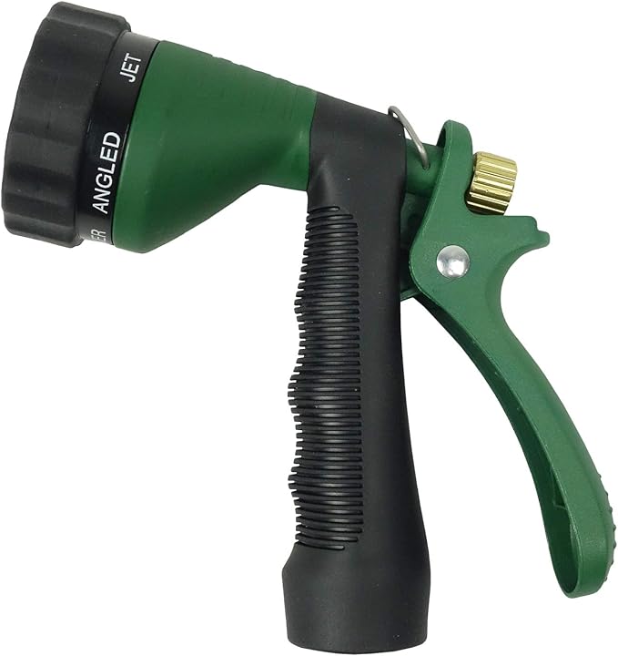 Garden Hose Nozzle Heavy Duty Water Hose Nozzle with Adjustable Watering Patterns High Pressure Sprayer Nozzles, Pefect for Car Washing and Pets Showering