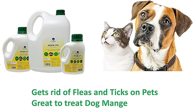 Deepthi Pure Neem Oil for Plants – 16.9 Fl Oz (500 ml) – Cold Pressed Natural Garden Spray – Kills Aphids, Mites, Caterpillars, Beetles – Insecticide & Fungicide for Indoor Outdoor Use