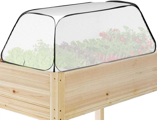 Garden Rows Plants Cover Pop Up Freeze Protection Greenhouse Accelerator Cover 45" x 21.6" x 16" Portable Mini Grow Plant Cover for Protecting Vegetables Fruits Plant Raised Garden Beds Vegetable Rows