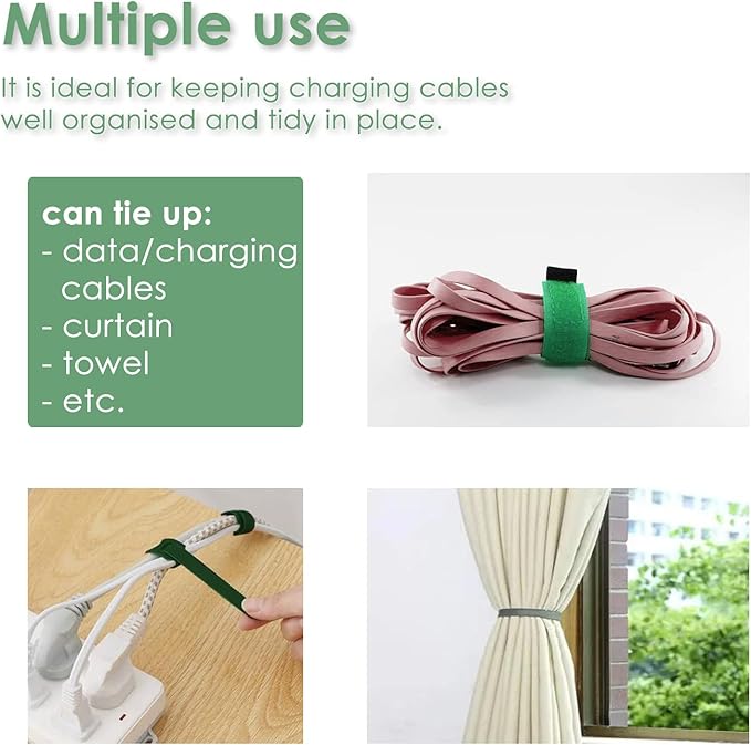 Garden Tie Green Tape, Plant Supports, Gentle On Plants (32.8ft × 0.6 inch, 2 Rolls, Green)