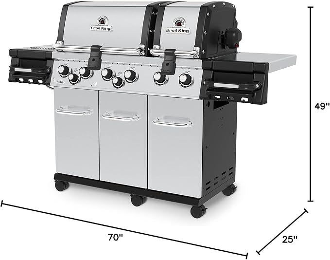 Broil King 957944 Regal S 690 Pro IR, Propane Gas Grill, Stainless Steel
