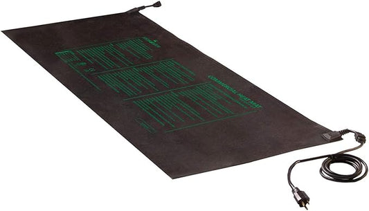 Hydrofarm MTMDU Heat Mat, 60x21, Black