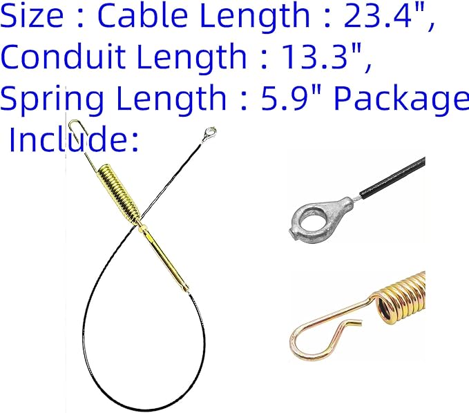 06900502 Upper Traction Cable for Ariens921024 921030 921038 921032 921037 921013 921017 921018 921022 Snow Thrower Snowblowers(2-Pack)