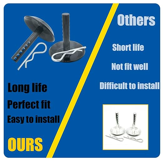 69212 Snow Plow Blade Protector Replacement Plow Skids (2 Pack)