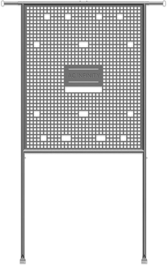 AC Infinity Gear Board, Grow Tent Equipment Board with Cable Management Slots, Steel Wall Organizer Mounts Clip Fans, Controllers, LED Drivers, and Ballasts in 5x5 Grow Tents or Smaller