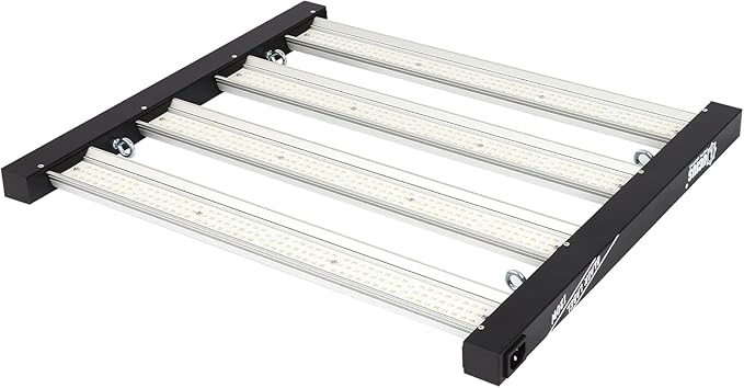 Lucius 120W LED Grow Light with LM281B Diodes, 2.9 µmol/J High Efficiency, 4-Bar 600 Diodes, 348μmol/s,Full Spectrum Plant Grow Lamp for Indoor Plants, Seeding, Veg, Bloom, 120/240/277V