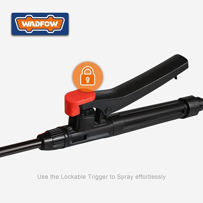 WKS1516 4.2 Gallon Backpack Sprayer with Manual Pump, 3 Optional Nozzles, Padded Shoulder Strap, for Pests & Weeds, Watering, and Spraying Plants