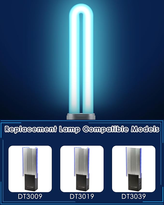 PACETAP 4 Pack 21050 9W U Shape Bulbs Replacement Compatible with DynaTrap Models DT3009, DT3019 and DT3039