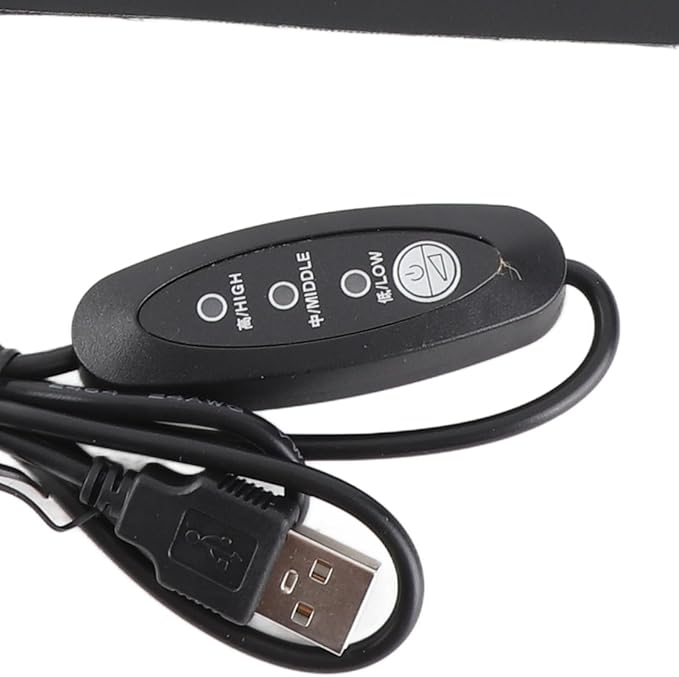 ZJchao Seedling Heat Mat 3 Gear Temperature Adjustment PU Leather Hydroponic Plant Heating Pad Ideal for Indoor Gardening (1522)