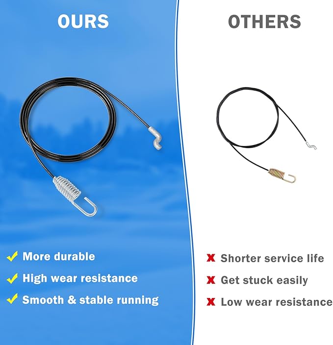Creative.C 946-04230B Auger Drive Clutch Traction Control Cable for MTD Cub Cadet Troy-Bilt Storm Machines Yard Man Snow Blower Thrower 946-04230 946-04230A 746-04230 746-04230A