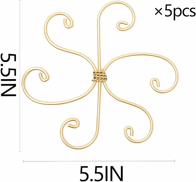 Durable Monstera Plant Support Hooks 5.5in - 5-Piece Set for Indoor Plant Stabilization, Easy-to-Use Grapple Holders for Monstera and Turtle Shell Plants for Plant Lovers