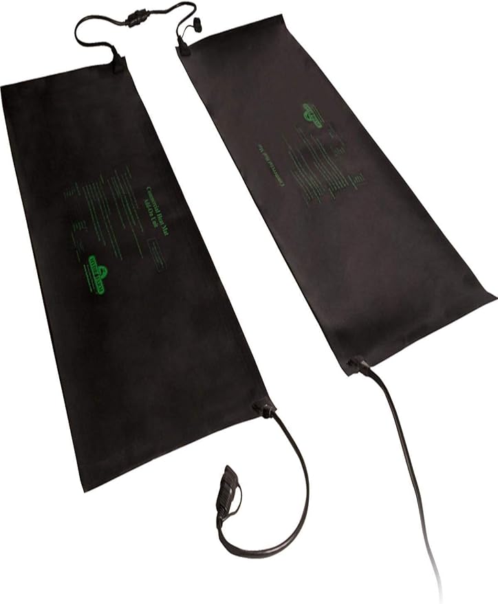 JUMP START MTMDA Jump Start Commercial Seedling Heat Mat Modular Add-on, 60" x 21", 140, 60x21, Black