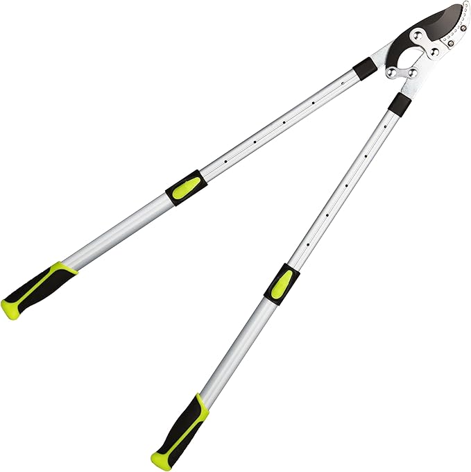 Loppers for Tree Trimming Heavy Duty Branch Cutter with Compound Action, Effortless Tree Pruner Extendable 28-41" Loppers for Gardening, Long Handle Pruning Shears with 2" Clean Cut Capacity