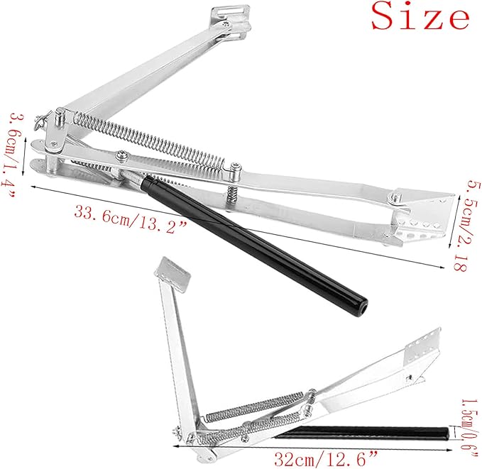 Automatic Greenhouse Ventilation Solar Thermal Roof Ventilation Automatic Window Opener, Greenhouse Roof Ventilation and Cold Frame Greenhouse Automatic Temperature Control Support Accessories(1Set)