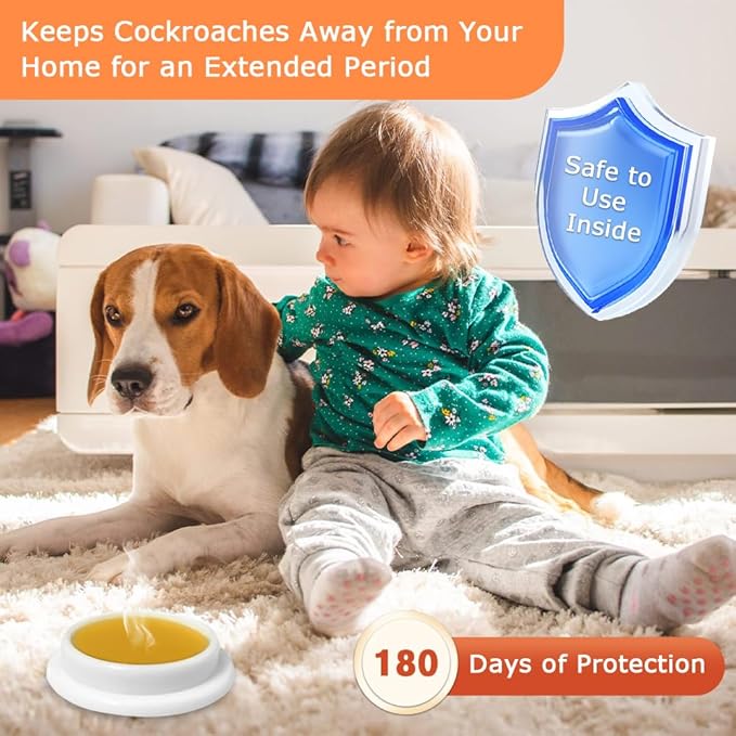 36 Pack Cockroach Gel Bait, Highly Effective Roach Killer Indoor Infestation Solution, Fast Acting Cockroach Killer Indoor Home Kitchen Use, Easy to Apply & No Mess Roach Bait Gel, Long-Lasting