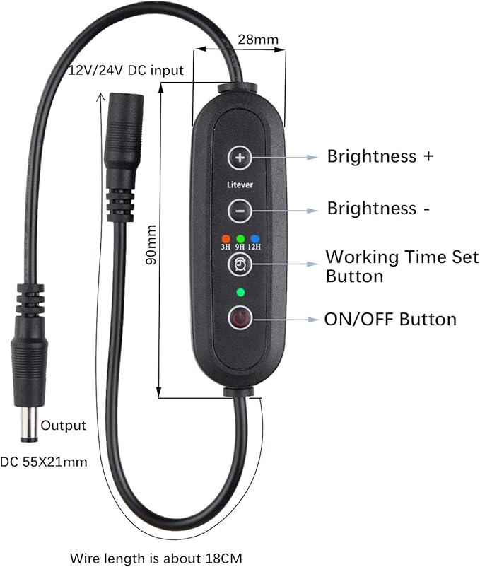 Litever Grow LED Light Strip Kits for Plants, 45W, Full Spectrum White Grow Lights, Easy Installation. Good for Indoor Plant Grow Shelf, Greenhouse, Grow Cabinets