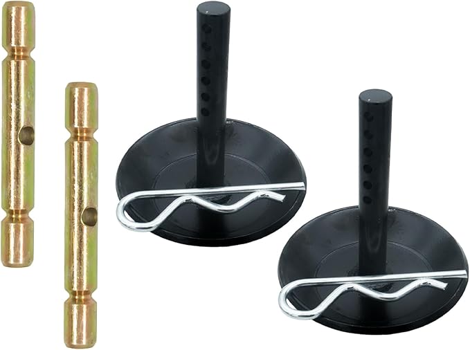 Snow Plow Skid Shoes Kit for Heavy Duty Quick Release Skid Shoes 2205063 and Snow Plow Shear Pin 2205071, 2208864 Compatible with Pol-RIS ATV 2015-2019 (Two Piece)