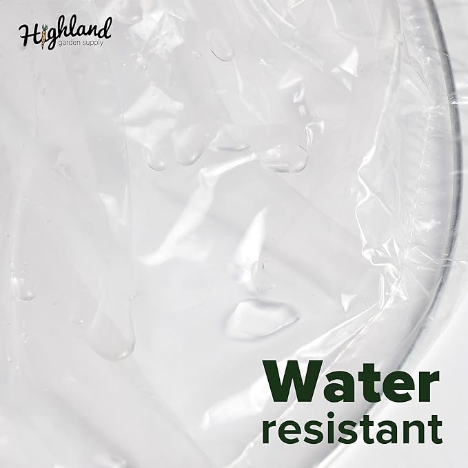 Garden Tunnel Shade Cover Poly Greenhouse Protection from Heat Frost Winter Gardening Green House Sun Shades Cloche Hoops Plant Covers Hoop House Outside Heavy Duty Garden Row Cold Green Houses Kit