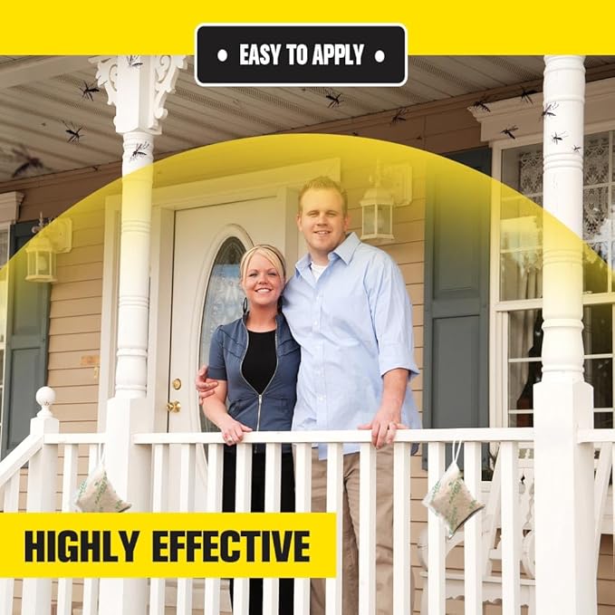 Mosquito Repellent Outdoor Patio, Mosquito Repellent Indoor, Natural Mosquito Repellents for Yard, Simply Hang Where There are Mosquitoes, Effective for 120 ft² and 90 days-8P