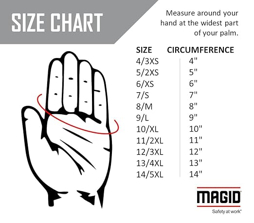 MAGID HandMaster Professional Rose Pruning Gloves, 2 Pairs, Size 7/Small, BE195T