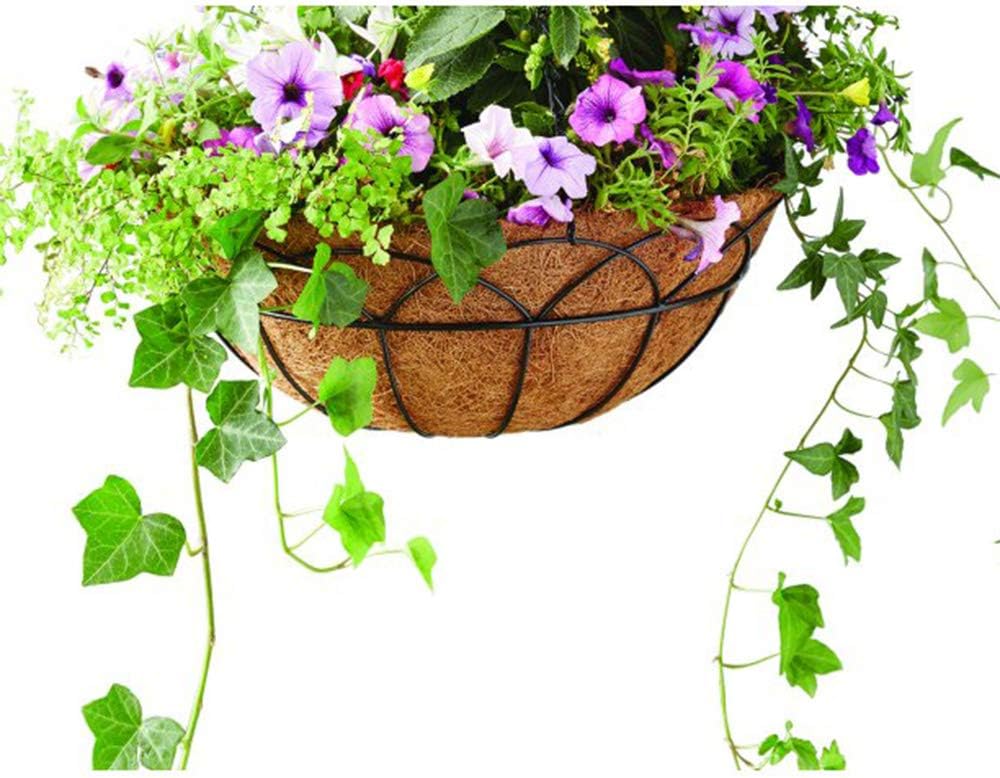Coco Liners for Planters 16 Inch 2PCS Round Shape Coco Liner Coir Fiber Replacement Liner for Wall Basket Planters