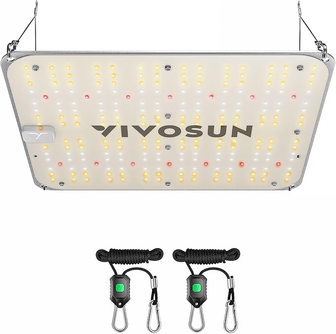 VIVOSUN VS1000E LED Grow Light with Full Spectrum Diodes, Sunlike Plant Light for Indoor Plants Seedling Veg and Bloom in 2x2/3x3 Grow Tents Greenhouses