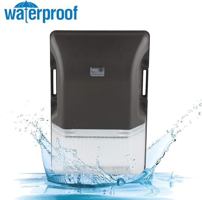 dephen 30W LED Wall Pack with Photocell, Dusk to Dawn Outdoor Lighting 5000K, 4050Lm Mini Wallpack Light, AC100-277Vac IP65 Exterior Security Lamp (UL-Listed)