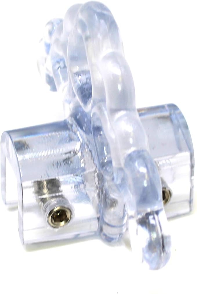 Plastic Roof Ice Guard Snow Guard Snow Stops for Standing Seam Metal Roofing - Multi-Color/Multi-Pack Listing (10, Clear)