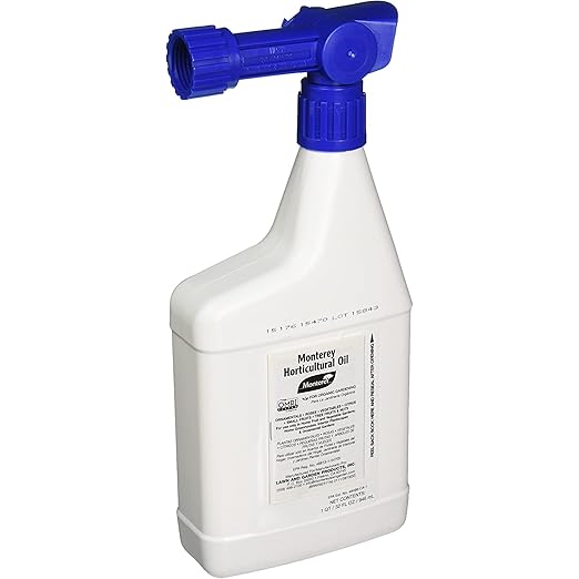Monterey Horticultural Oil for Aphids, Mites, Scales, Whiteflies, 32 Ounces