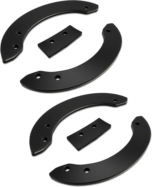Snow Shovel Rubber Propeller Blades Fit for Honda HS520 HS720 Replace 72427-V10-020 72428-V10-020 72443-V10-020