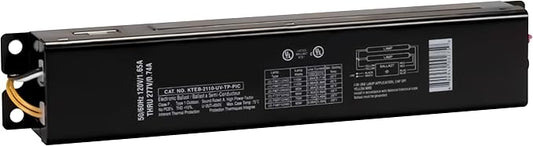 Replacement for Keystone KTEB-2110-UV-TP-PIC 2 Lamp T12 Electronic Fluorescent Ballast | 120-277V Input with Instant Start Operation | 0.85 Ballast Factor, UL-Approved