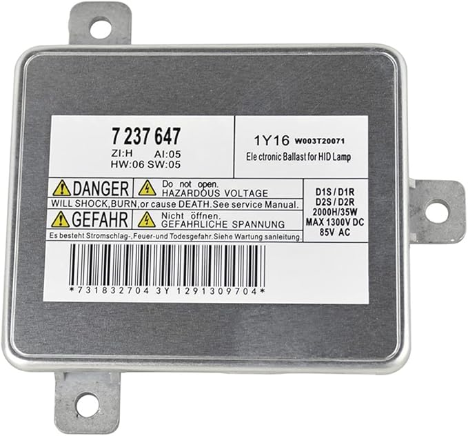 O-NEX Xenon D1S D2S 35W HID Ballast W003T20071 - OEM Replacement for BMW 1 2 3 5 7 Series, X1, Z4 - Direct Fit, Plug & Play Headlight Control Unit Module