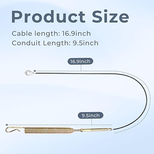 06900438 Upper Traction Auger Cable Replacement for Ariens Classic 24 E,Compact 20 24,SNO-Tek 24 120V 28 120V,ST24LE Snow Blower,Drive Cable Fit for Ariens Snow Blower Parts