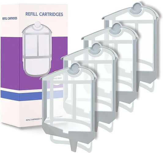 ZVVN 4 Pack Refill Cartridges, Refills Compatible with Indoor Light M364A and Max, Replacement 100% Fit (8 Refill Cartridges) (4 Refill Cartridges)